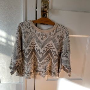 Free People Cropped Sweater